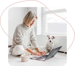 Call-to-action banner displaying a laptop icon alongside “Learning Center” text and an arrow button, inviting users to explore educational resources. Want expert guidance at your fingertips? Call Equitable Mediation at (877) 732-6682 to access our Learning Center today.
