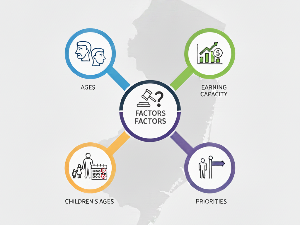 Alimony in New Jersey insights by Equitable Mediation highlighting factors beyond marriage length like age, earning potential, and children’s needs. Call (877) 732-6682 for guidance on fair and balanced spousal support agreements.