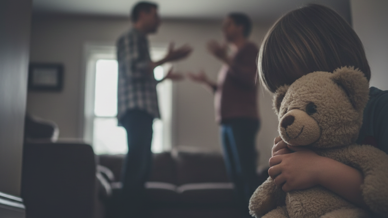 Parent protecting children from divorce conflict and supporting healthy co-parenting by keeping kids out of disputes and emotional stress. Call (877) 732-6682 for guidance from Equitable Mediation.