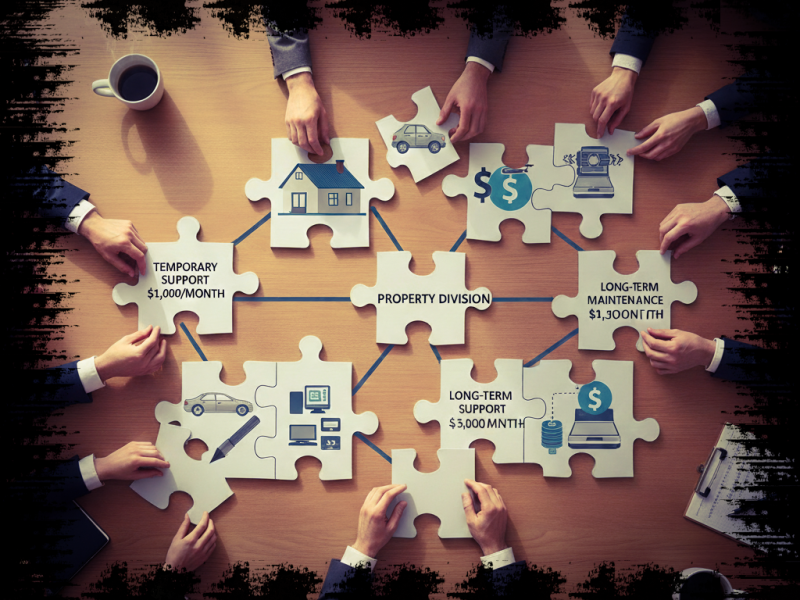 Financial analysis of how community property, home equity, liquid assets, and retirement accounts affect spousal maintenance needs in Washington, guided by Equitable Mediation for practical, cash-flow-focused planning. Contact Equitable Mediation at (877) 732-6682 for expert support.