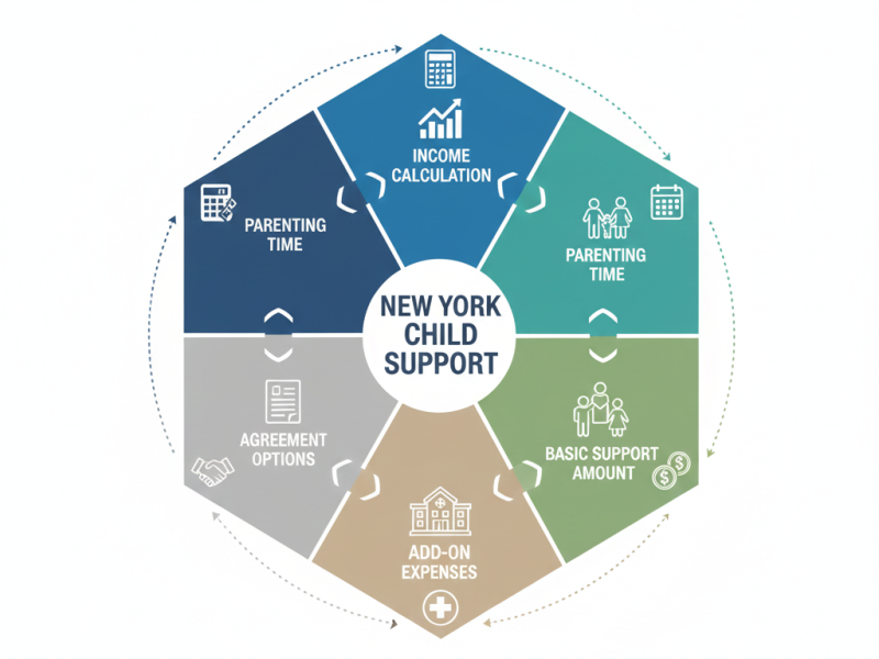 Resolve New York child support disputes through mediation with Equitable Mediation. Call (877) 732-6682 to schedule a consultation and create a cooperative divorce agreement.